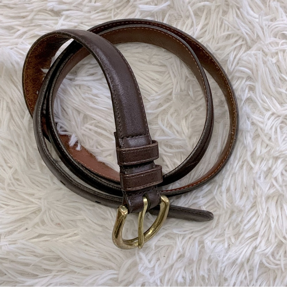 Vintage Leather Coach Belt
